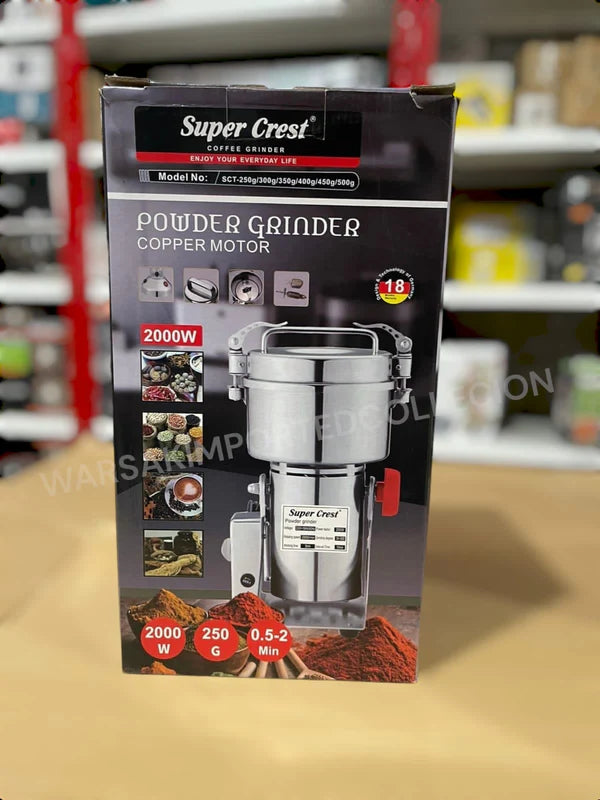 Super Crest Universal Grinder with 1 Year Warranty