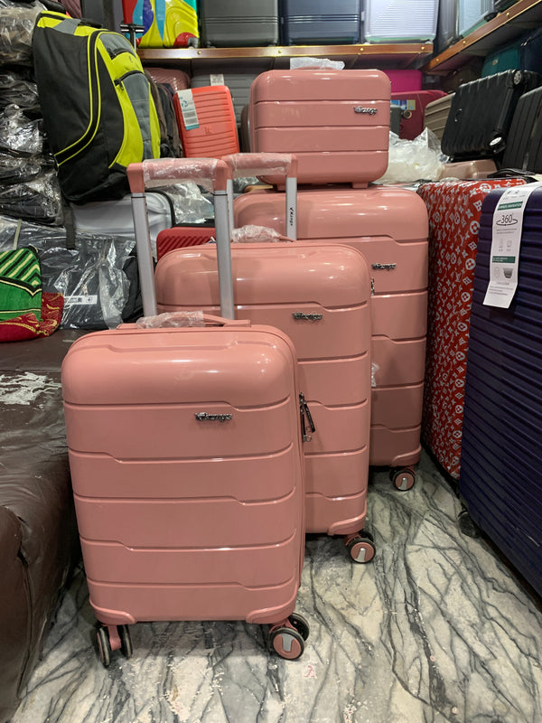 "Unbreakable PP Luggage: Durable, Lightweight, and Travel-Ready"