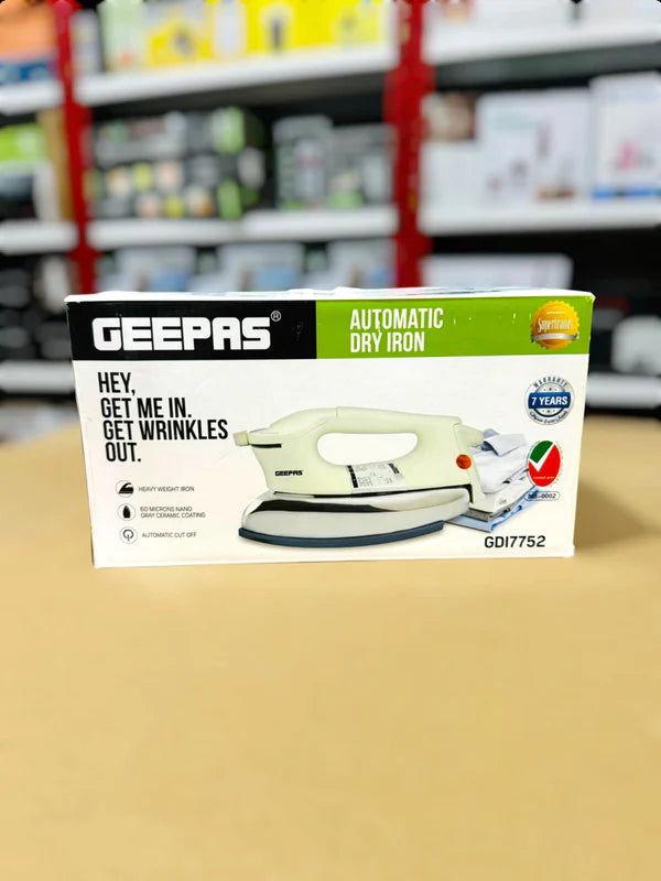 Geepas Heavy Weight Automatic Dry Iron GDI7752