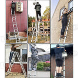 2 in 1 Aluminum Foldable Ladder in Pakistan